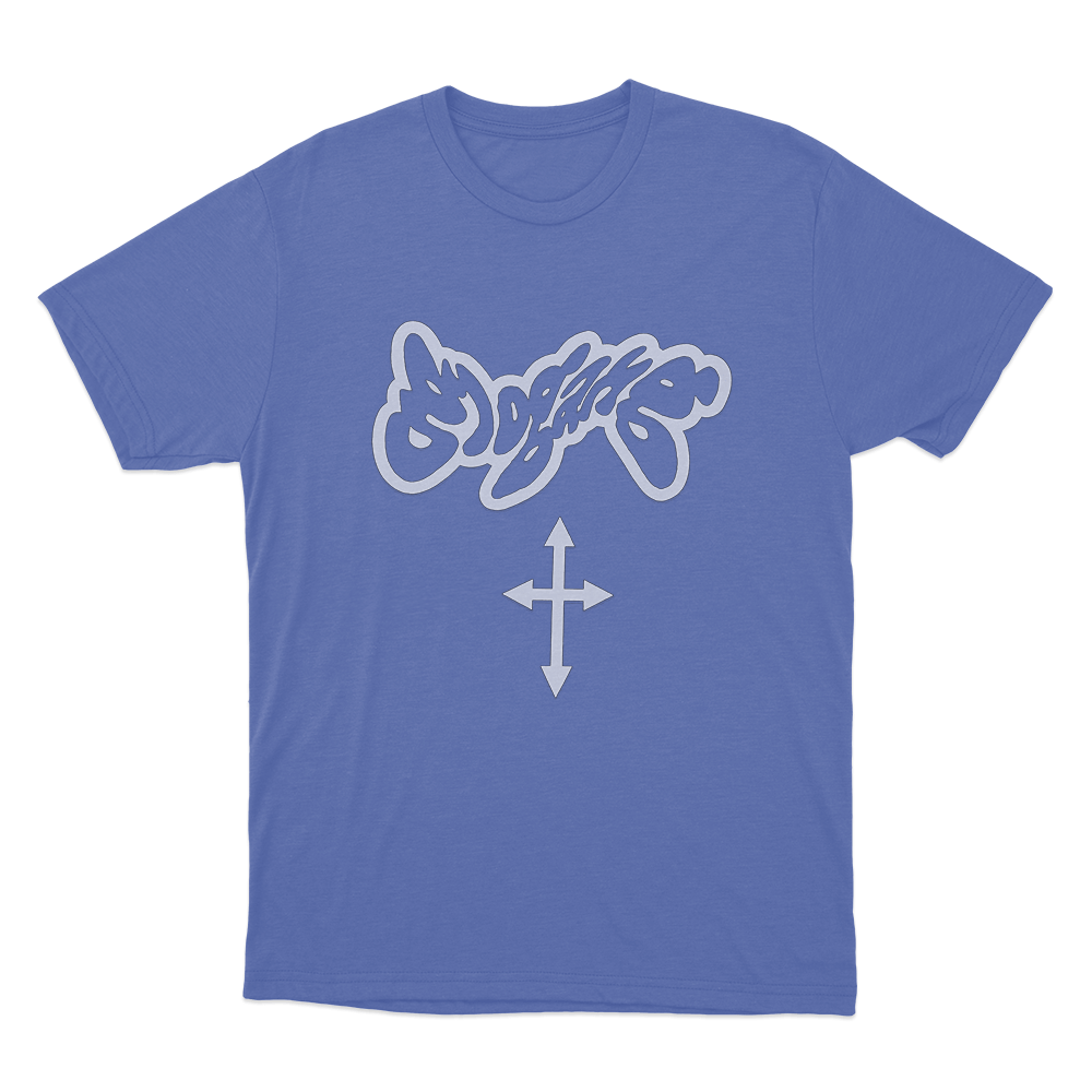 Glo Gang Arrow Unisex T Shirt Blue Glo Gang Arrow Unisex T Shirt Blue