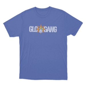 Glo Gang Logo Unisex T Shirt Blue