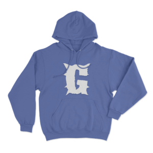 Glo Gang Spiked G Unisex Hoodie Blue
