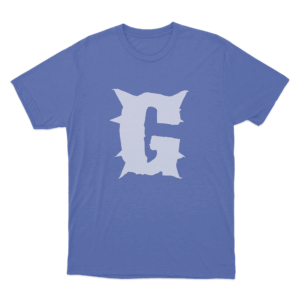 Glo Gang Spiked G Unisex T Shirt Blue