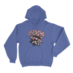 Glo Logo Unisex Hoodie Blue