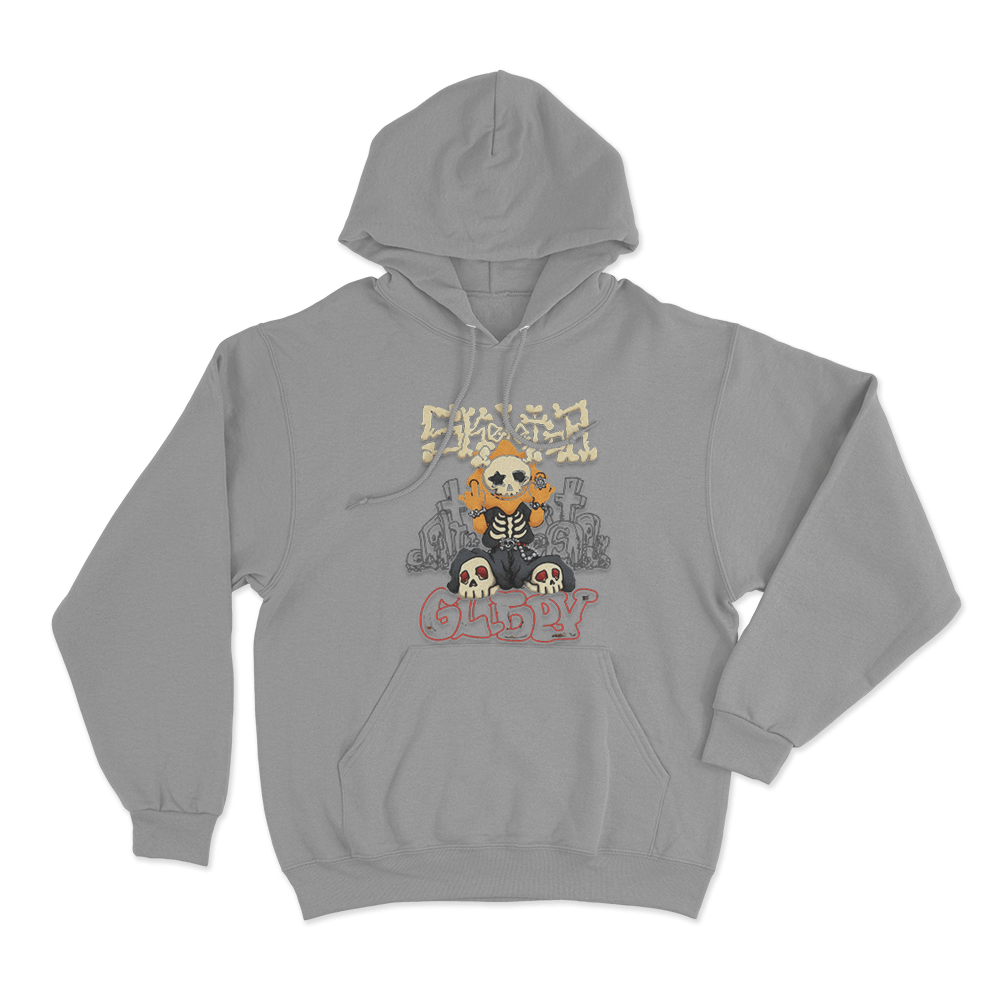 Skeletor GloBoy Unisex Hoodie Grey Skeletor GloBoy Unisex Hoodie Grey