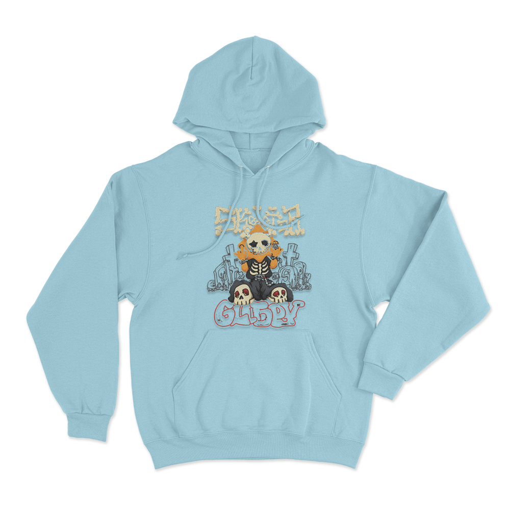 Skeletor GloBoy Unisex Hoodie Sky Blue Skeletor GloBoy Unisex Hoodie Sky Blue