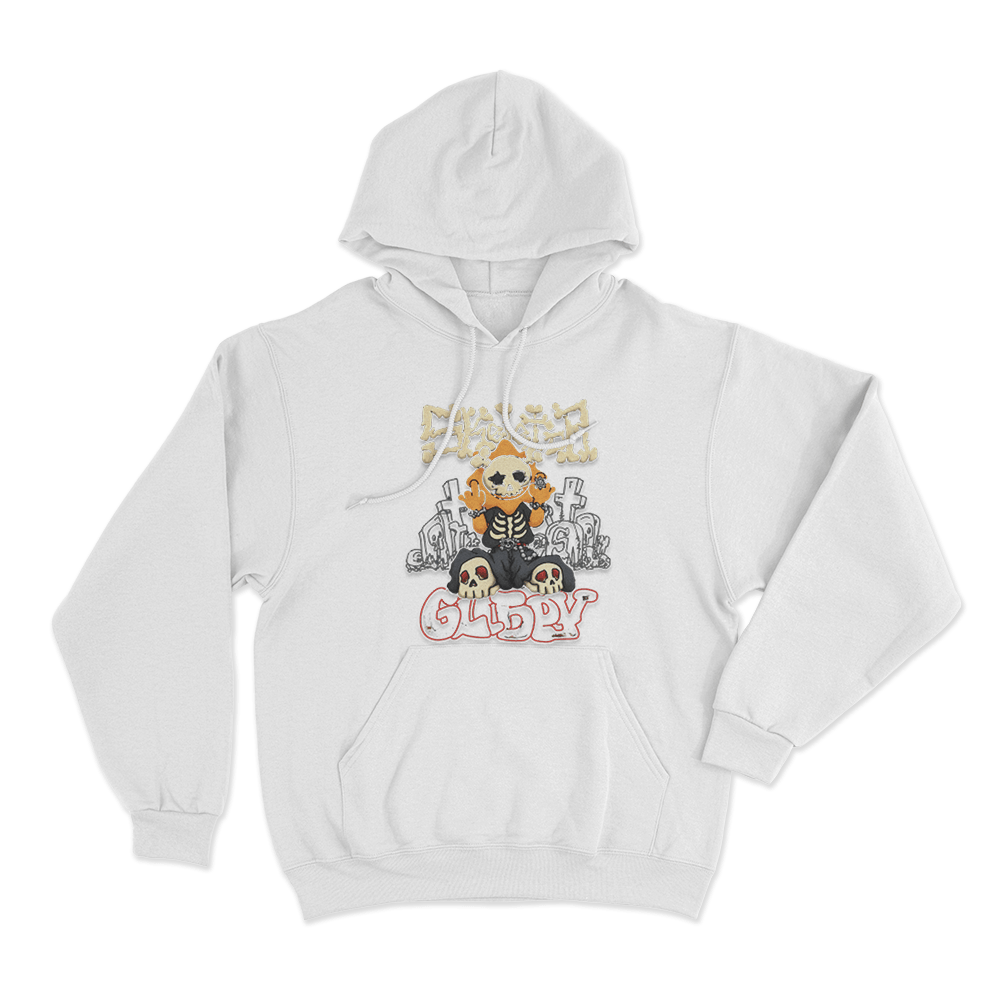 Skeletor GloBoy Unisex Hoodie White Skeletor GloBoy Unisex Hoodie White