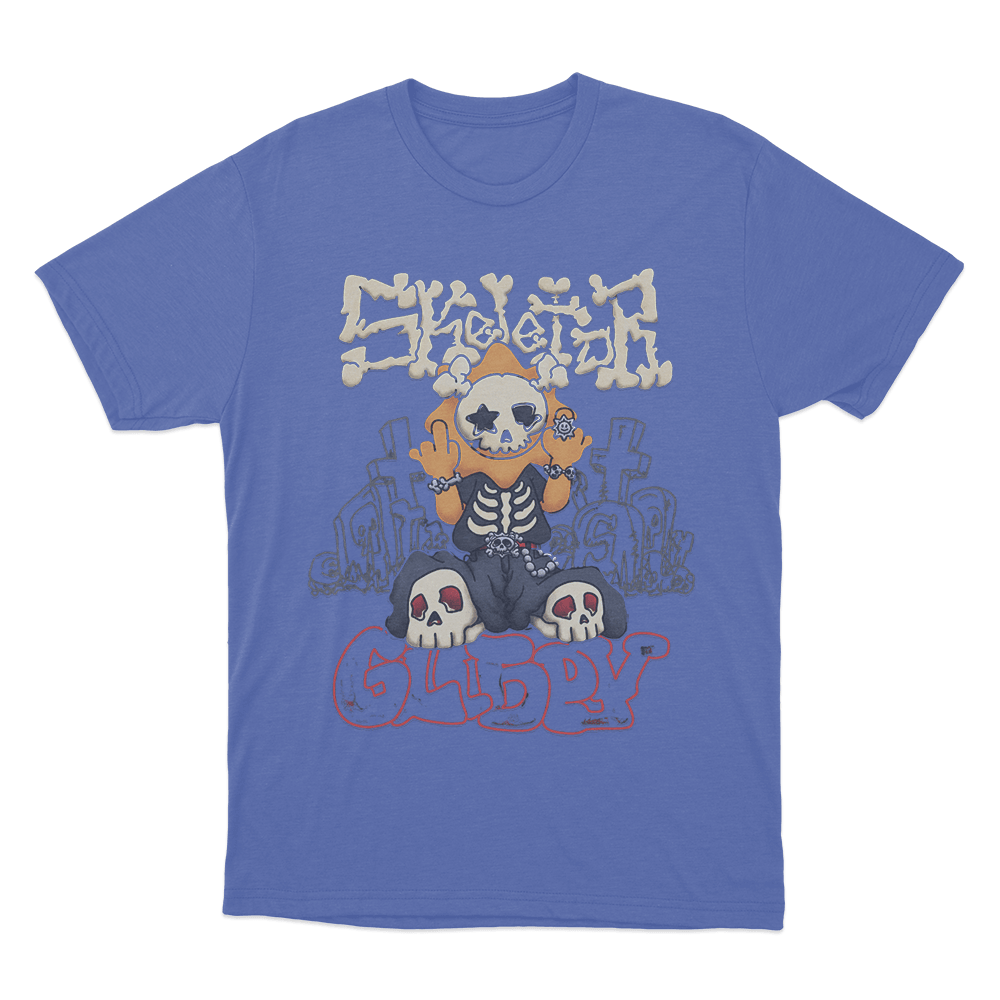 Skeletor GloBoy Unisex T Shirt Blue Skeletor GloBoy Unisex T Shirt Blue