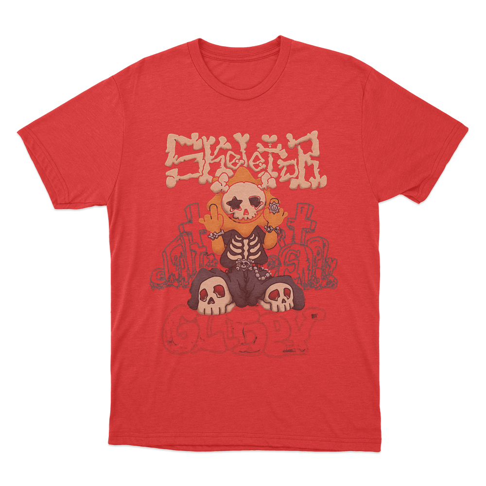 Skeletor GloBoy Unisex T Shirt Red Skeletor GloBoy Unisex T Shirt Red