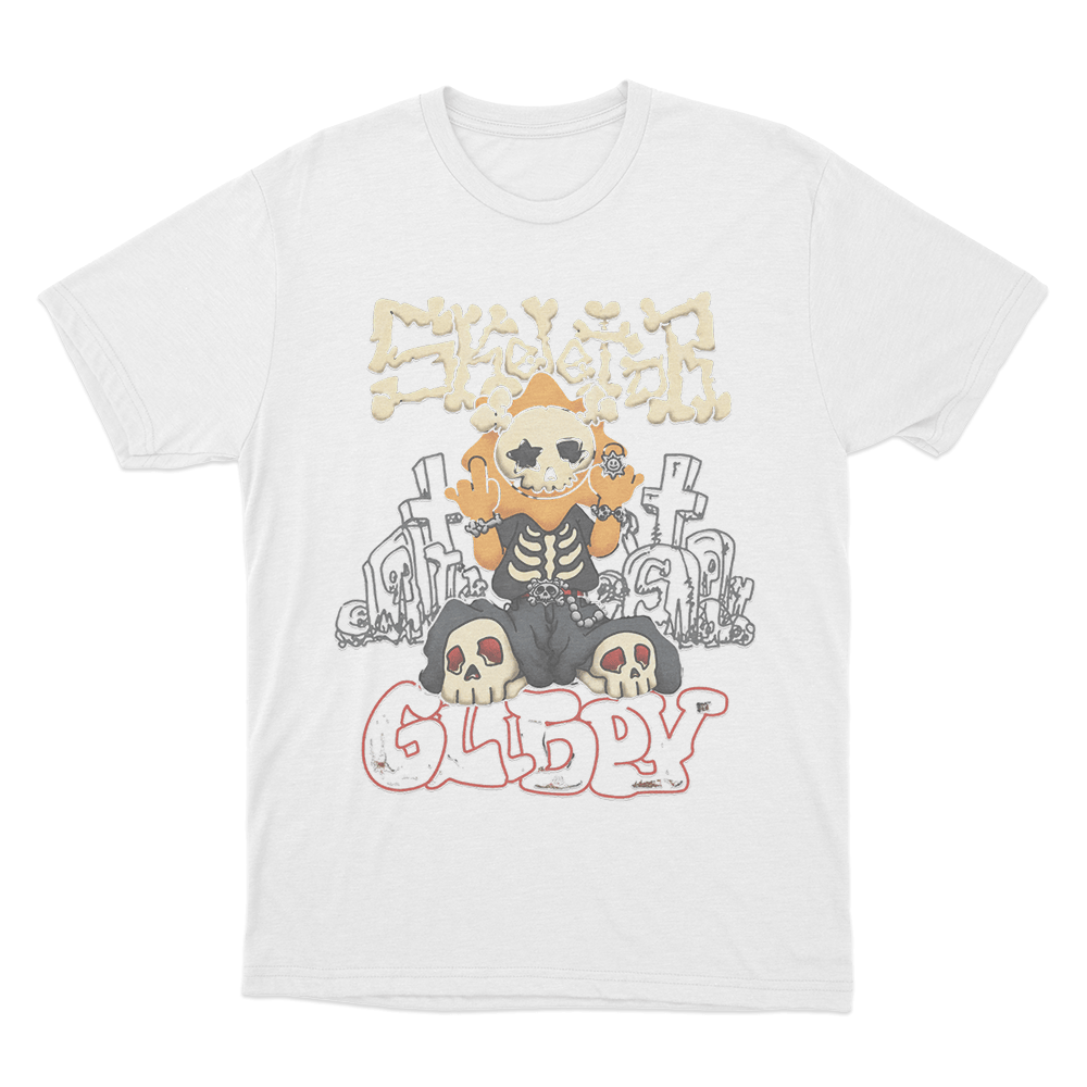 Skeletor GloBoy Unisex T Shirt White Skeletor GloBoy Unisex T Shirt White